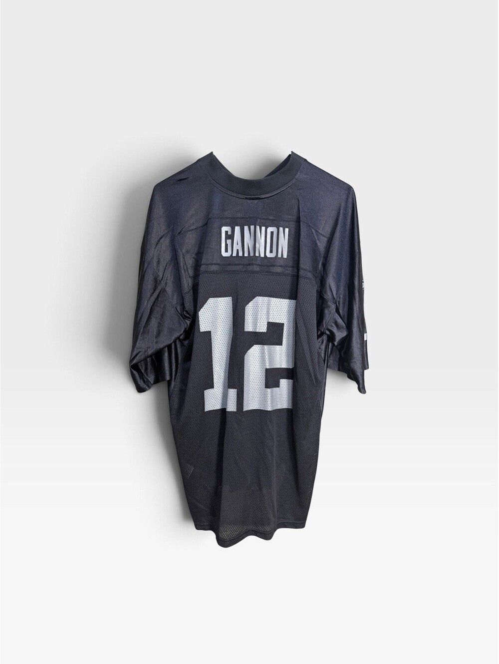 Rich Ganon Oakland Raiders Reebok Jersey Adult XL Black Silver Men’s